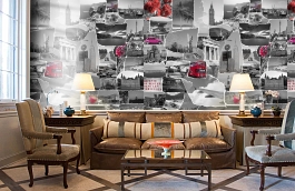 Обои P112301-4 фото в интерьере кабинета превью