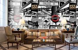 Обои P112701-4 фото в интерьере кабинета превью