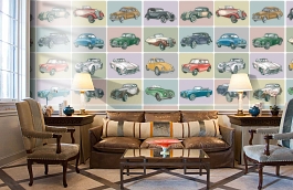 Обои P120601-4 фото в интерьере кабинета превью