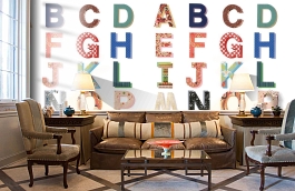 Обои P121804-4 фото в интерьере кабинета превью