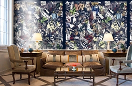 Обои P130301-4 фото в интерьере кабинета превью