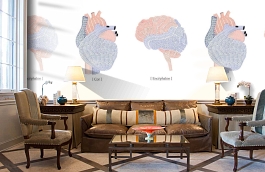 Обои P132601-4 фото в интерьере кабинета превью