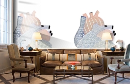 Обои P132603-4 фото в интерьере кабинета превью