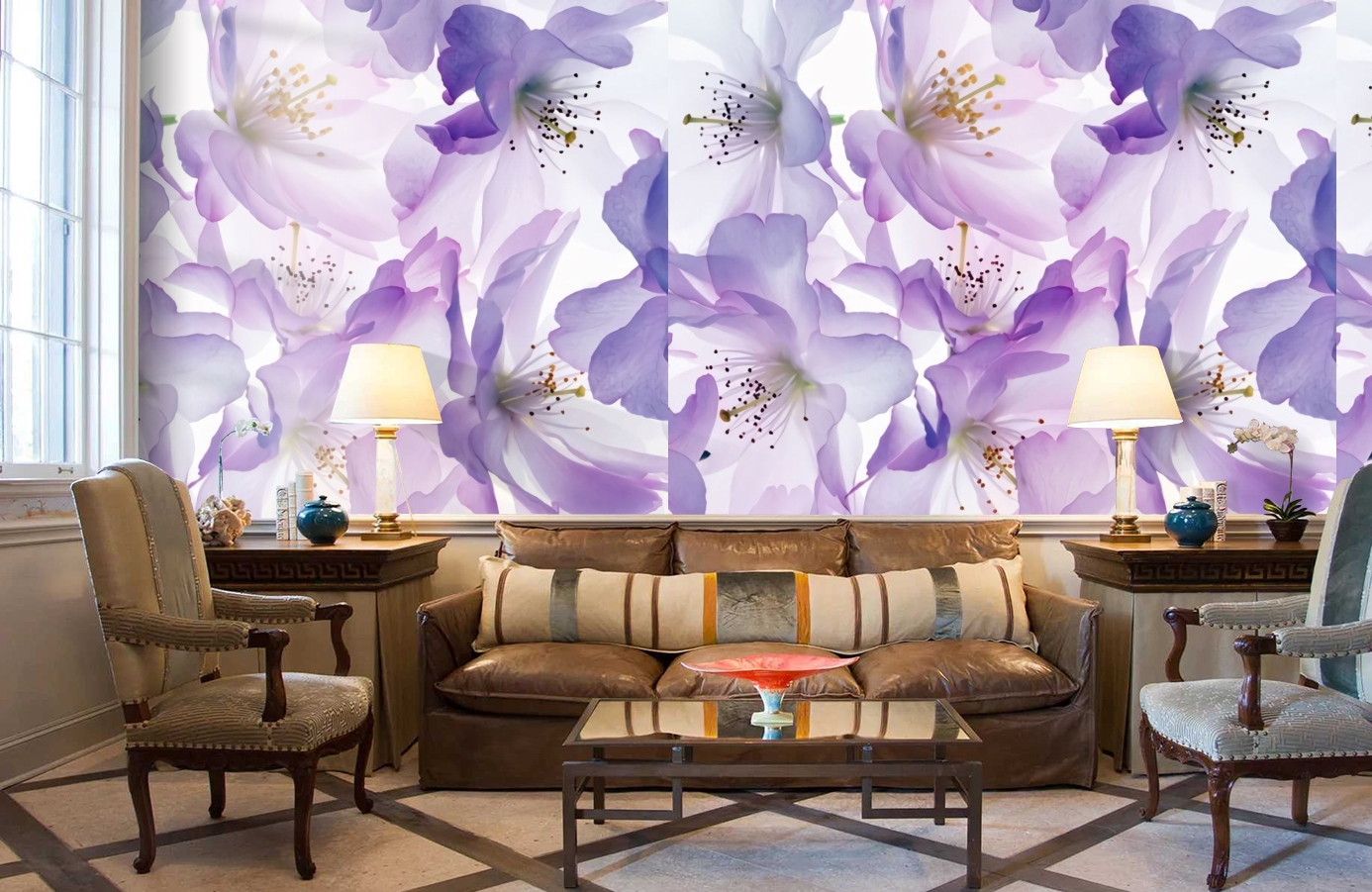 Обои P140501-4 фото в интерьере кабинета Обои P140501-4 фото в интерьере кабинета