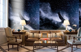 Обои P170801-4 фото в интерьере кабинета превью