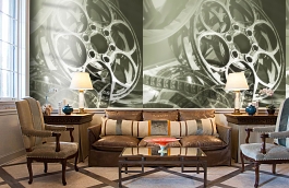 Обои CT42300M фото в интерьере кабинета превью