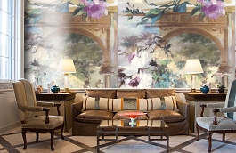 Обои IWB00460 фото в интерьере кабинета превью