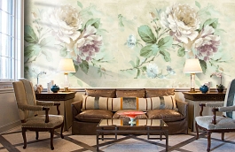 Обои SM72809M фото в интерьере кабинета превью