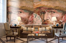 Обои 1426 lev5 804 фото в интерьере кабинета превью