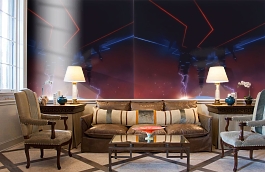 Обои 1480 lev5 804 фото в интерьере кабинета превью