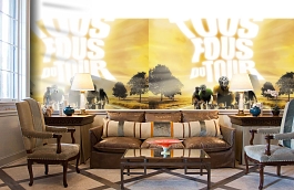 Обои 1544 lev6 804 фото в интерьере кабинета превью