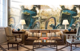 Обои 1552 lev6 804 фото в интерьере кабинета превью