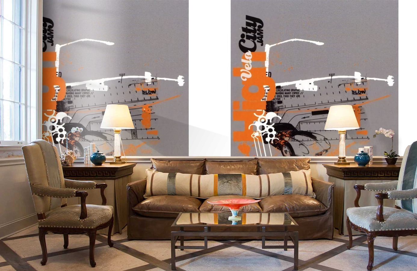 Обои SL 4 804 1621 260*186 фото в интерьере кабинета