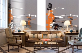 Обои SL 4 804 1621 260*186 фото в интерьере кабинета превью