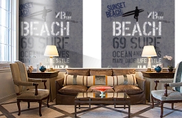 Обои SL 4 804 1622 260*186 фото в интерьере кабинета превью