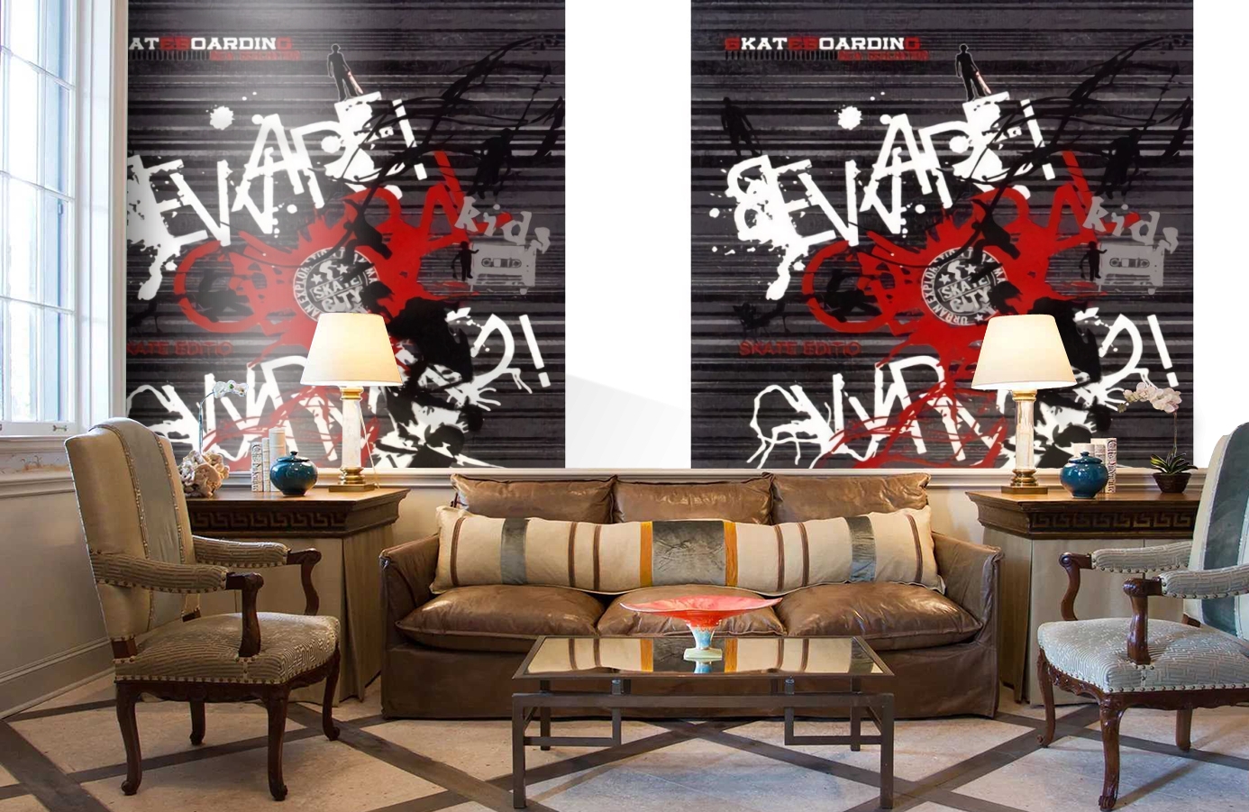 Обои SL 4 804 1632 260*186 фото в интерьере кабинета