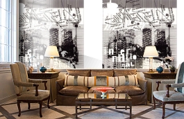 Обои SL 4 804 1633 260*186 фото в интерьере кабинета превью