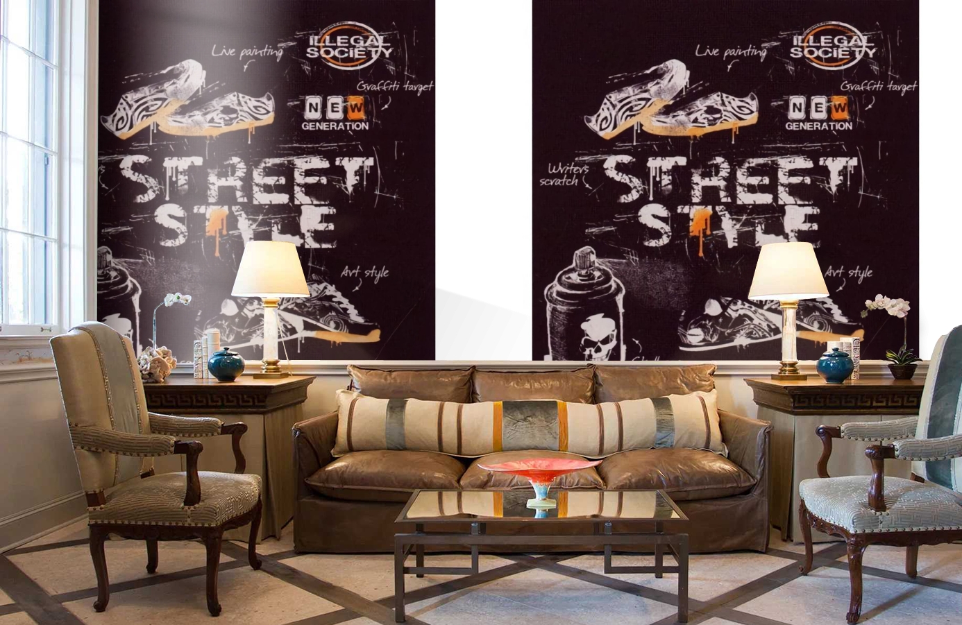 Обои SL 4 804 1650 260*186 фото в интерьере кабинета