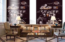 Обои SL 4 804 1650 260*186 фото в интерьере кабинета превью