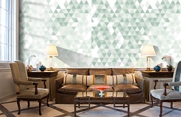 Обои 100815 фото в интерьере кабинета превью