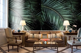 Обои 100990 фото в интерьере кабинета превью