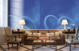 Обои 891454 фото в интерьере кабинета превью