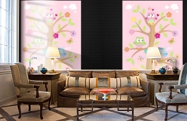 Обои p-582 фото в интерьере кабинета превью