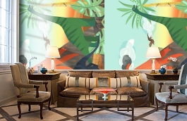 Обои FA42800M фото в интерьере кабинета превью