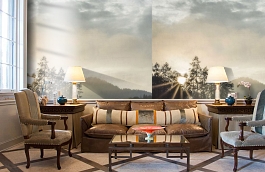 Обои SLD18196 фото в интерьере кабинета превью