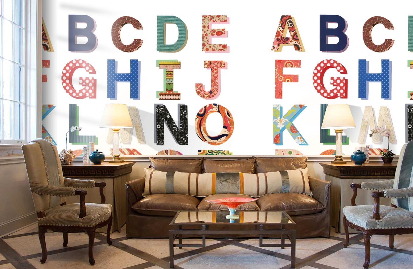 Обои P121803-5 фото в интерьере кабинета