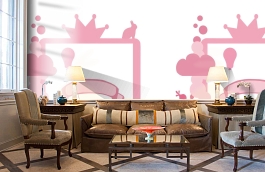 Обои P121901-5 фото в интерьере кабинета превью