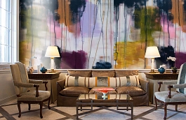 Обои P151001-5 фото в интерьере кабинета превью