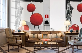 Обои P201301-5 фото в интерьере кабинета превью