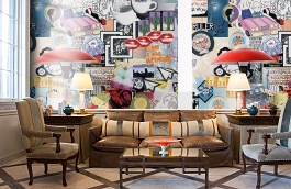 Обои P202701-5 фото в интерьере кабинета превью