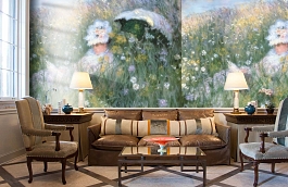 Обои 1425 lev5 405 фото в интерьере кабинета превью