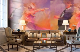 Обои 1433 lev5 605 фото в интерьере кабинета превью