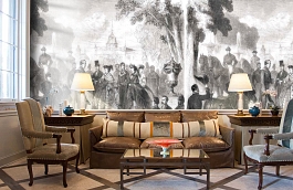 Обои 1495 ev5 205 фото в интерьере кабинета превью