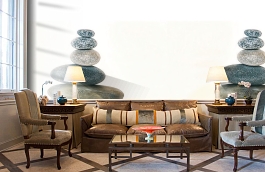 Обои 1550 lev6 805 фото в интерьере кабинета превью