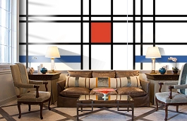 Обои KTM1001M фото в интерьере кабинета превью