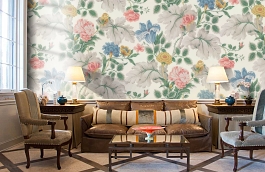 Обои 7236 фото в интерьере кабинета превью