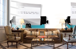 Обои P180203-6 фото в интерьере кабинета превью