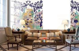 Обои P180801-3 фото в интерьере кабинета превью