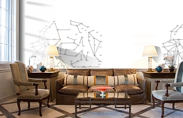 Обои P181001-4 фото в интерьере кабинета превью