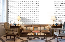 Обои P181101-4 фото в интерьере кабинета превью