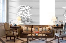 Обои P181201-4 фото в интерьере кабинета превью