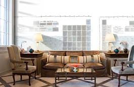 Обои P182801-6 фото в интерьере кабинета превью