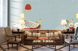 Обои 6512932 фото в интерьере кабинета превью