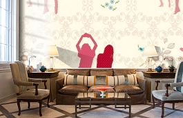 Обои 664072 фото в интерьере кабинета превью