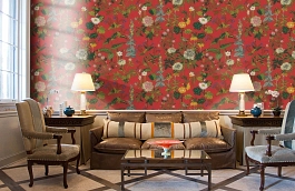 Обои 1955 фото в интерьере кабинета превью