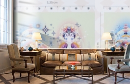 Обои 1280201 фото в интерьере кабинета превью